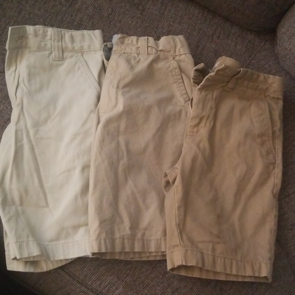 Boys khaki shorts